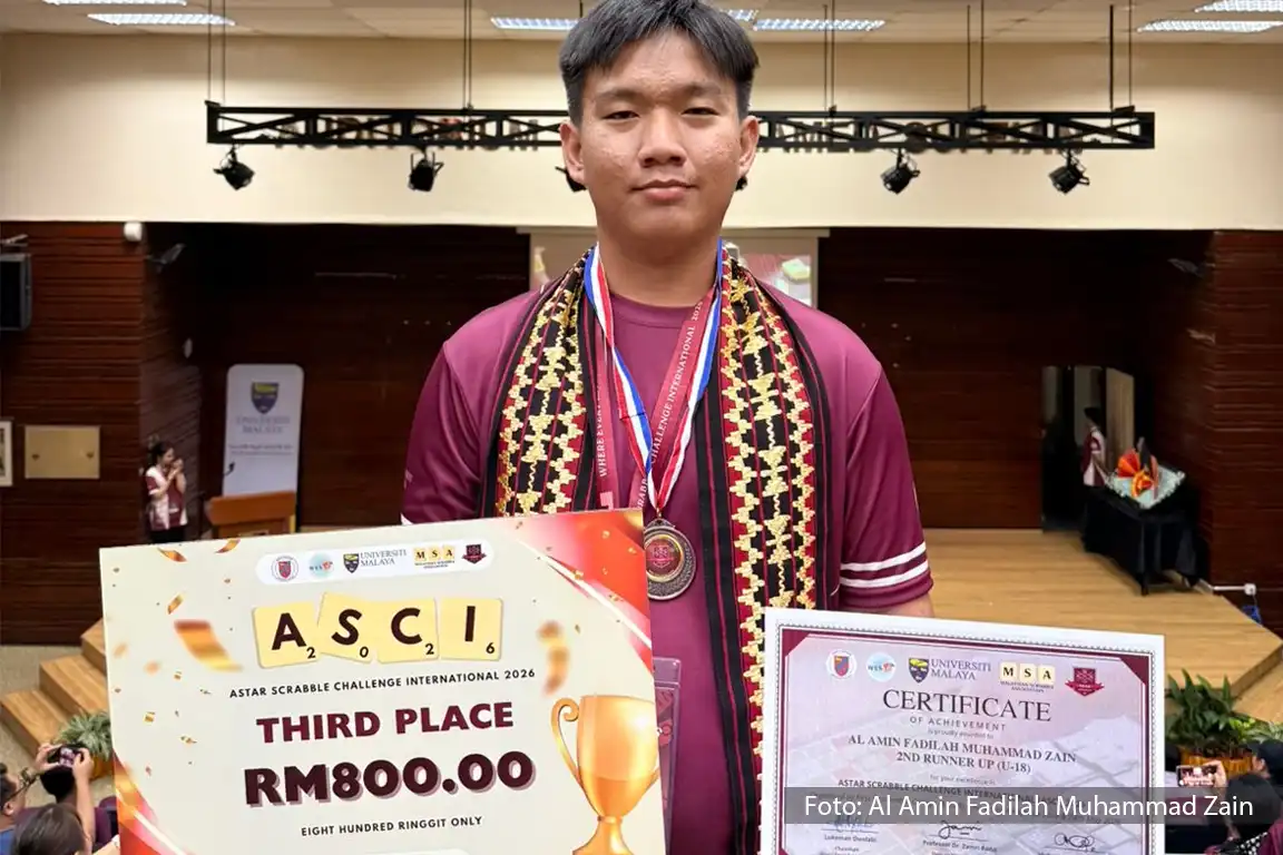 Pelajar MAN 1 Bandar Lampung raih juara scrabble internasional di Malaysia
