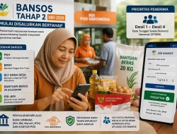 Bansos Tahap 2 Mei 2026 Cair Bertahap, Cek PKH, BPNT dan Bantuan Beras via NIK