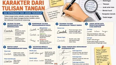 7 Cara Membaca Karakter dari Tulisan Tangan, Ungkap Sifat Asli Seseorang