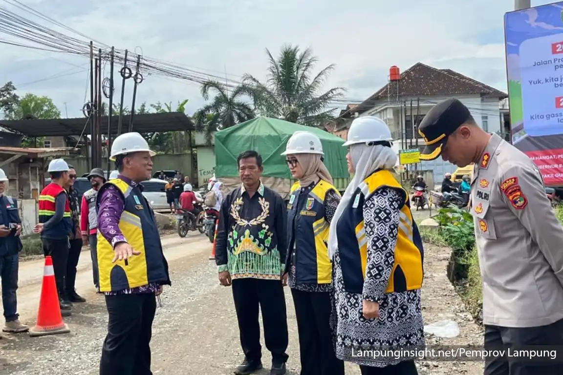Jalan Pringsewu–Kalirejo Mulai Diperbaiki, Pemprov Lampung