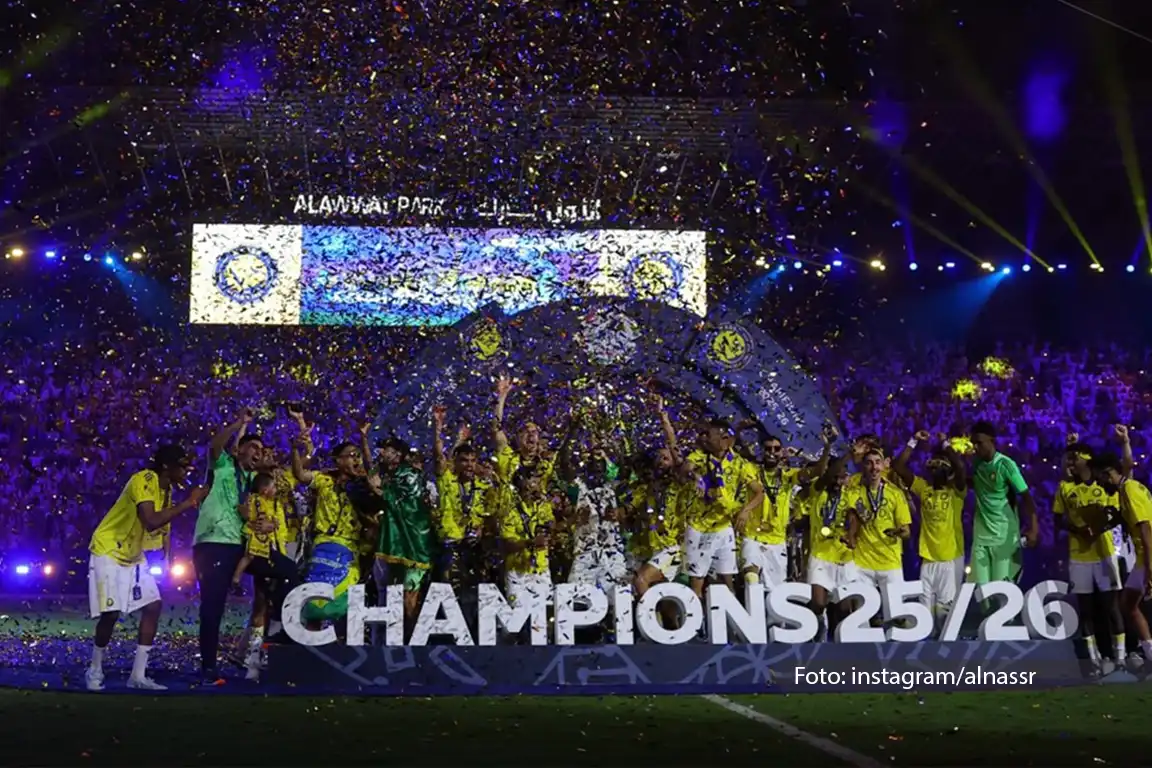 Al Nassr Juara Liga Arab Saudi 2025/2026 Usai Kalahkan Damac 4-1