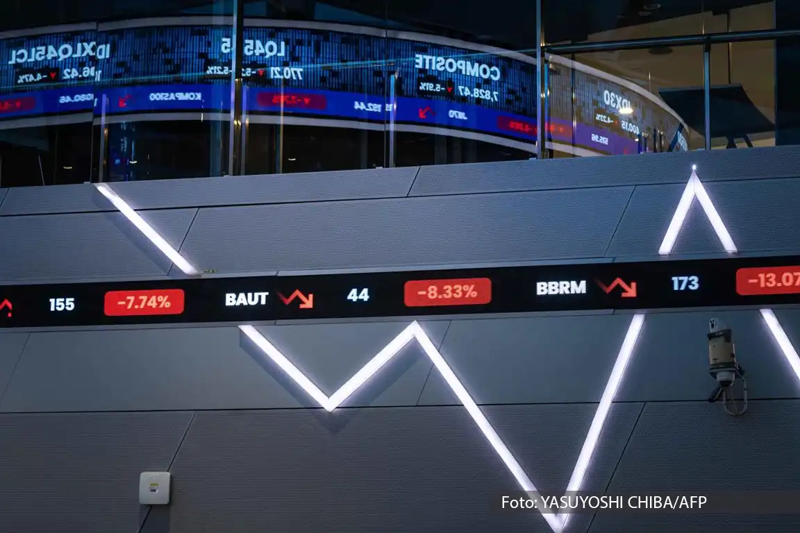 Pergerakan IHSG menguat di layar perdagangan saham Bursa Efek Indonesia