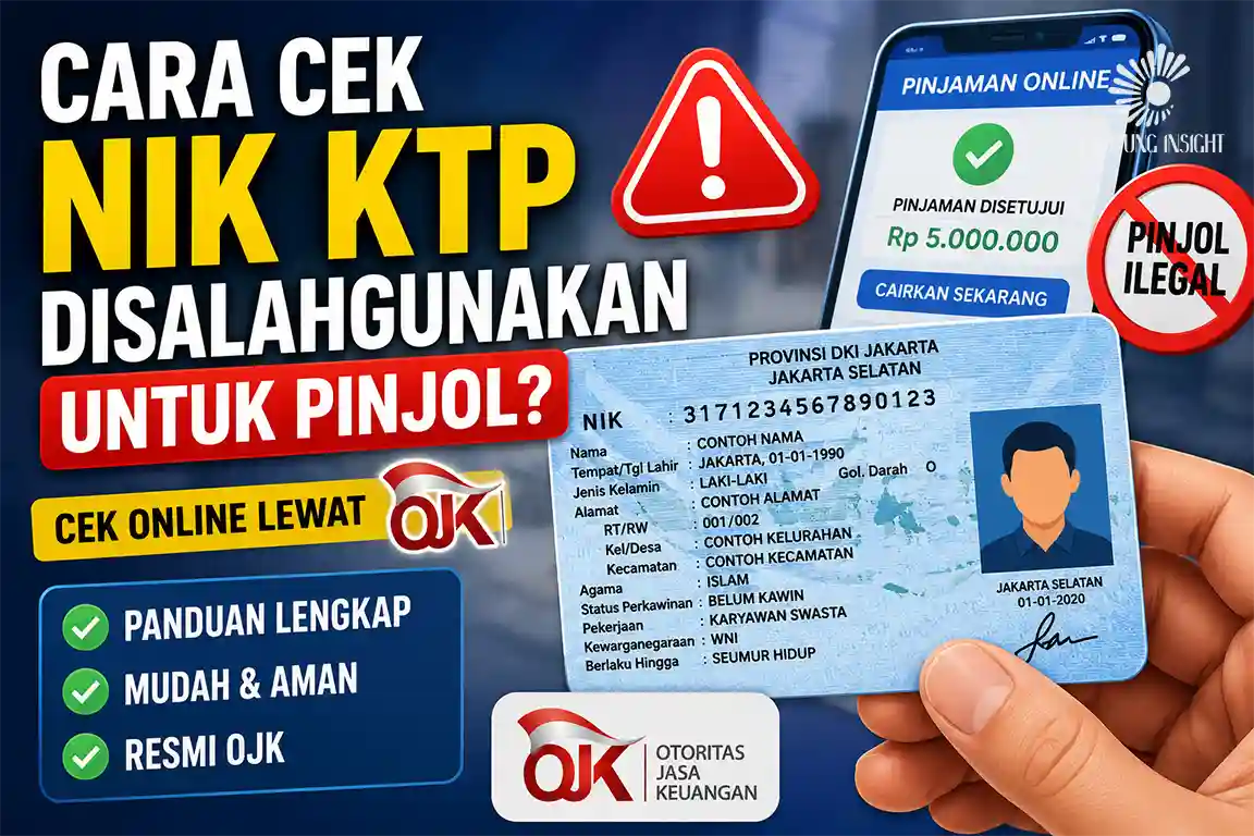 cara cek NIK KTP untuk pinjaman online ilegal