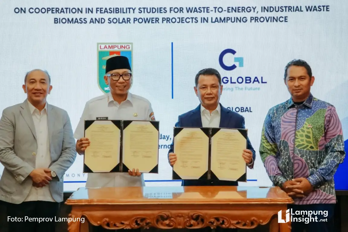 Gubernur Lampung Rahmat Mirzani Djausal bertemu perwakilan Malaysia membahas investasi dan kerja sama internasional di Lampung.