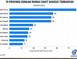Lampung Masuk 10 Besar Daftar Provinsi dengan Rumah Sakit Khusus Terbanyak 2025