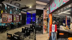 Upstairs90 coffee shop di Metro Shopping Center Kota Metro Lampung