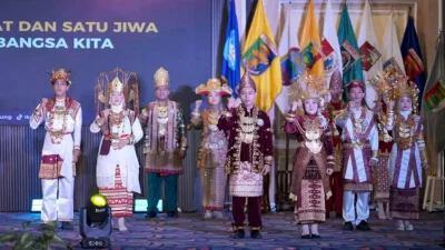 Finalis Duta Bahasa Lampung 2026 saat penganugerahan di Balai Keratun Bandar Lampung