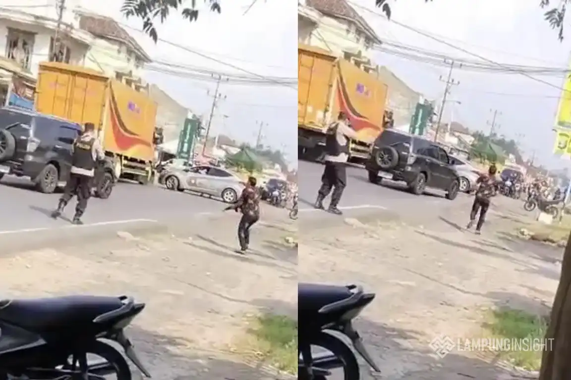 Kapolsek Baradatu Terpental Saat Hadang Pelaku Narkoba, Mobil Patroli Ditabrak Terios