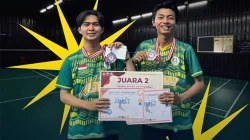Mahasiswa Teknik Elektro ITERA Raih Juara 2 Turnamen Bulutangkis Antar Kampus