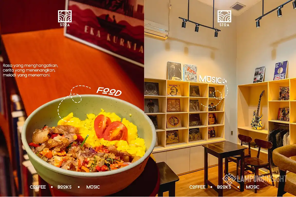 Stoa Coffee and Books Bandar Lampung