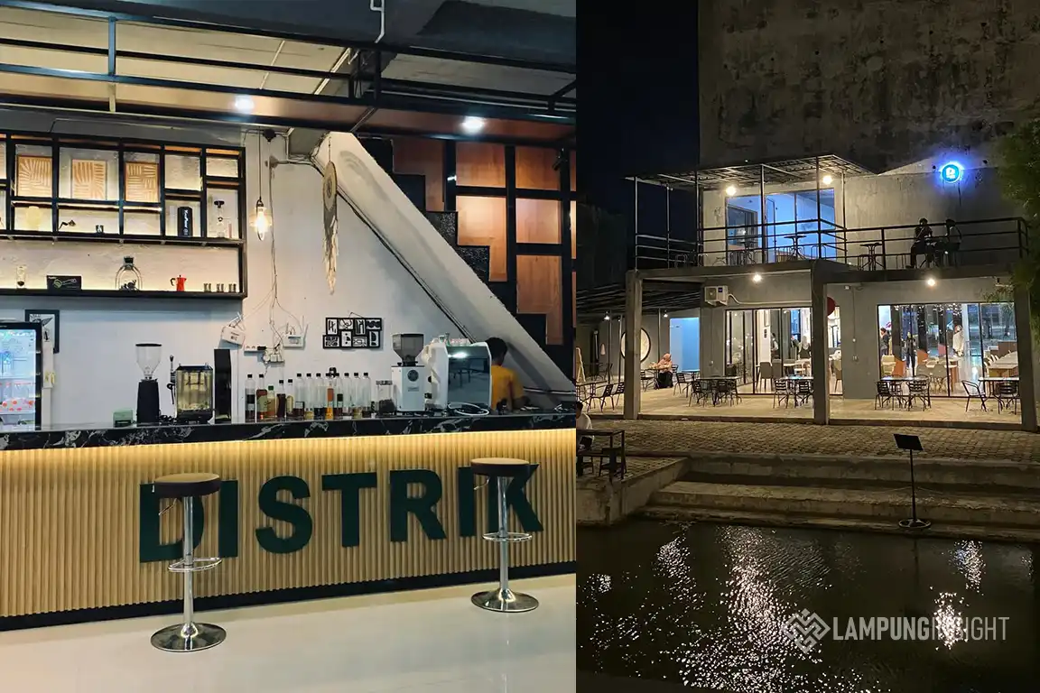 Distrik Coffee Pringsewu, Kafe Super Luas dengan Biliar dan PlayStation