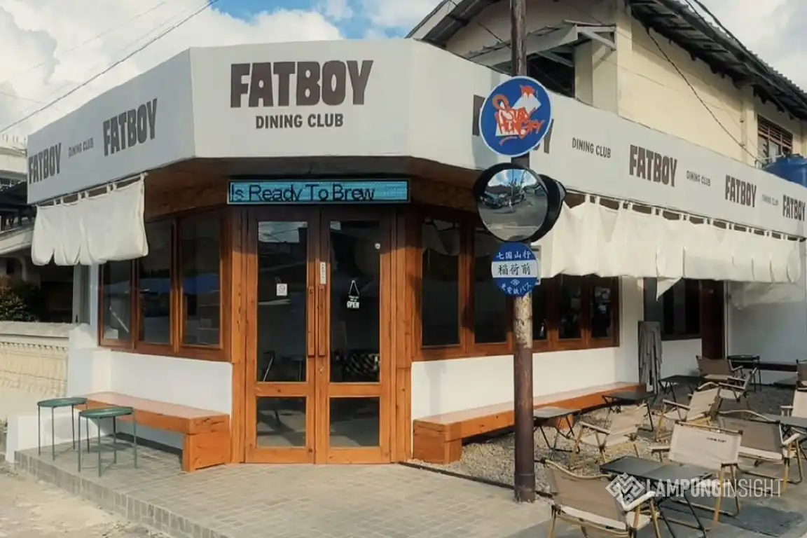 Fat Boy Dining Club Bandar Lampung, Kafe Baru Bernuansa Jalanan Jepang