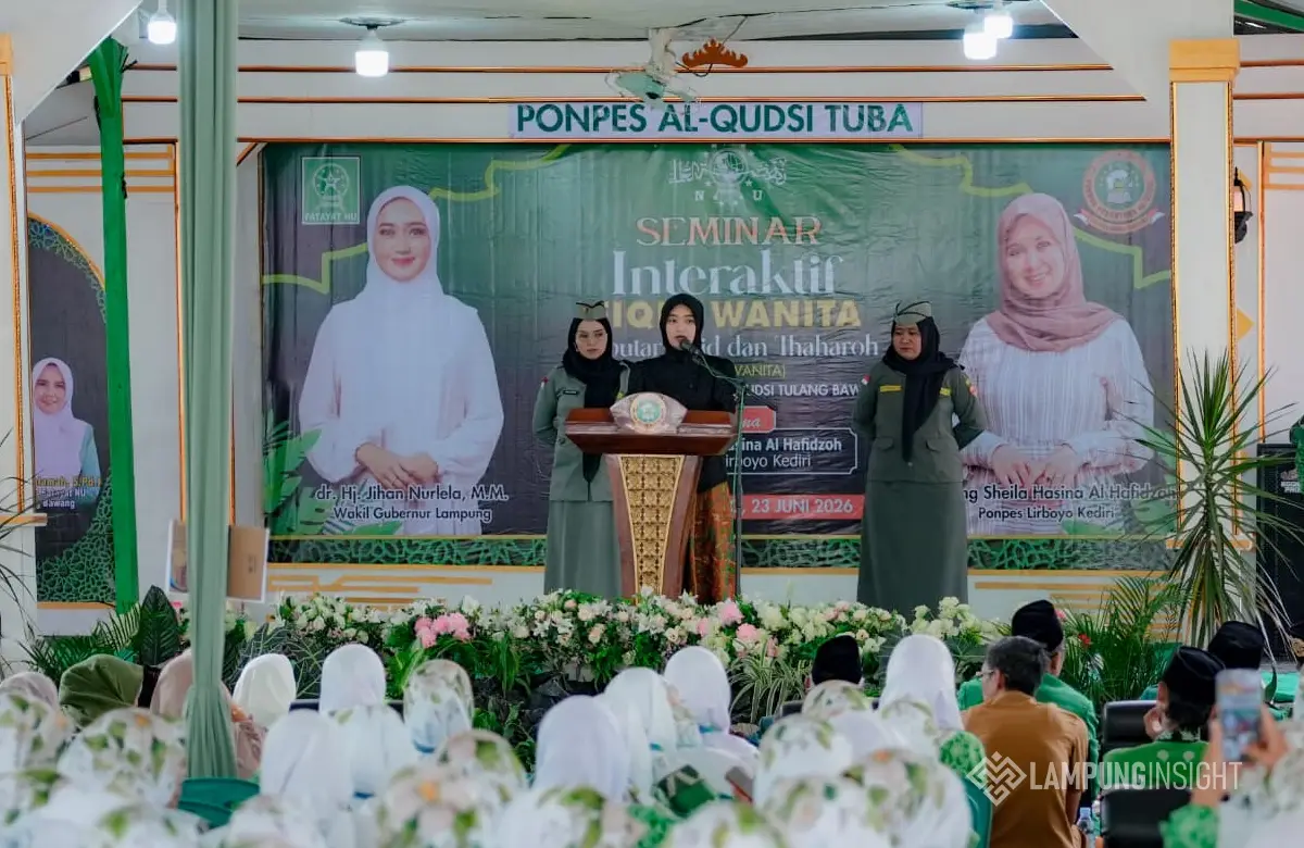 Jihan Nurlela Ingatkan Pentingnya Sanad Keilmuan di Era AI Saat Buka Seminar Fikih Wanita