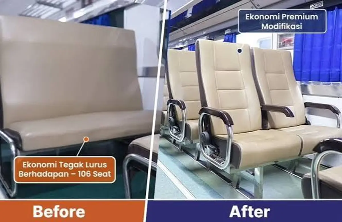 KA Rajabasa Resmi Beroperasi, Kursi Lebih Lega dan Nyaman dengan Tarif Tetap