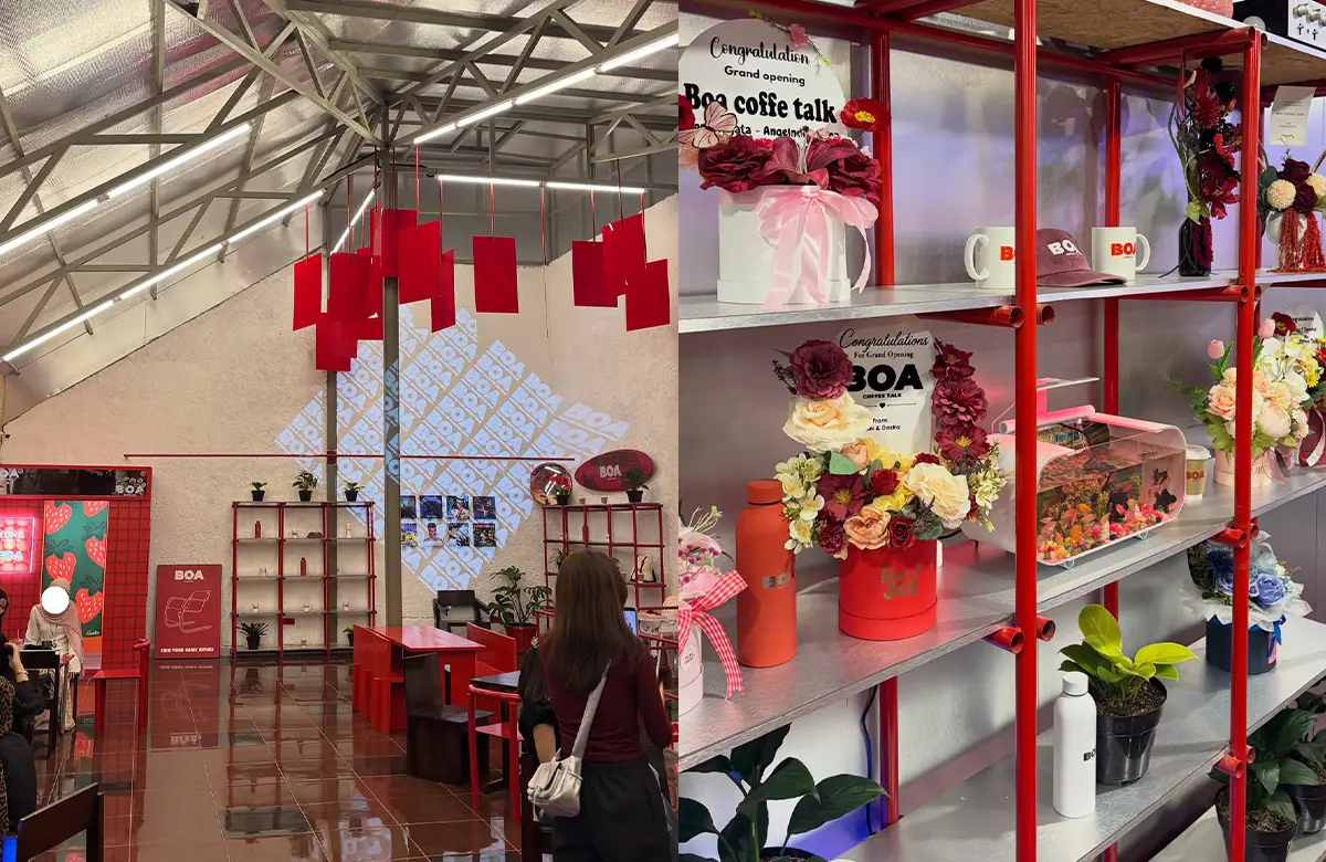 BOA Coffee Talk Bandar Lampung, Cafe Baru dengan Konsep Estetik