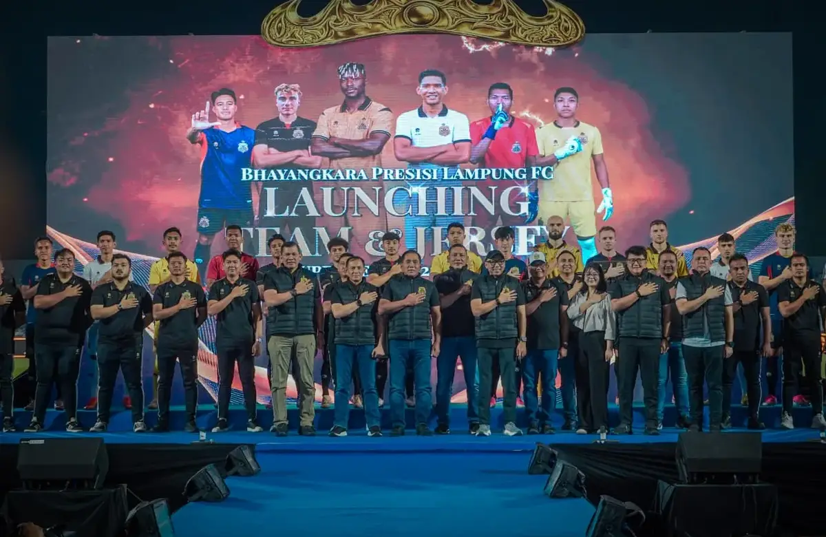 Bhayangkara Presisi Lampung FC launching tim dan jersey Super League 2026/2027