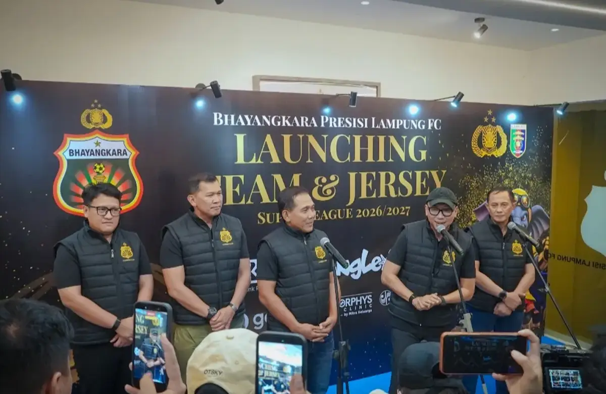 Bhayangkara Presisi Lampung FC launching tim dan jersey Super League 2026/2027