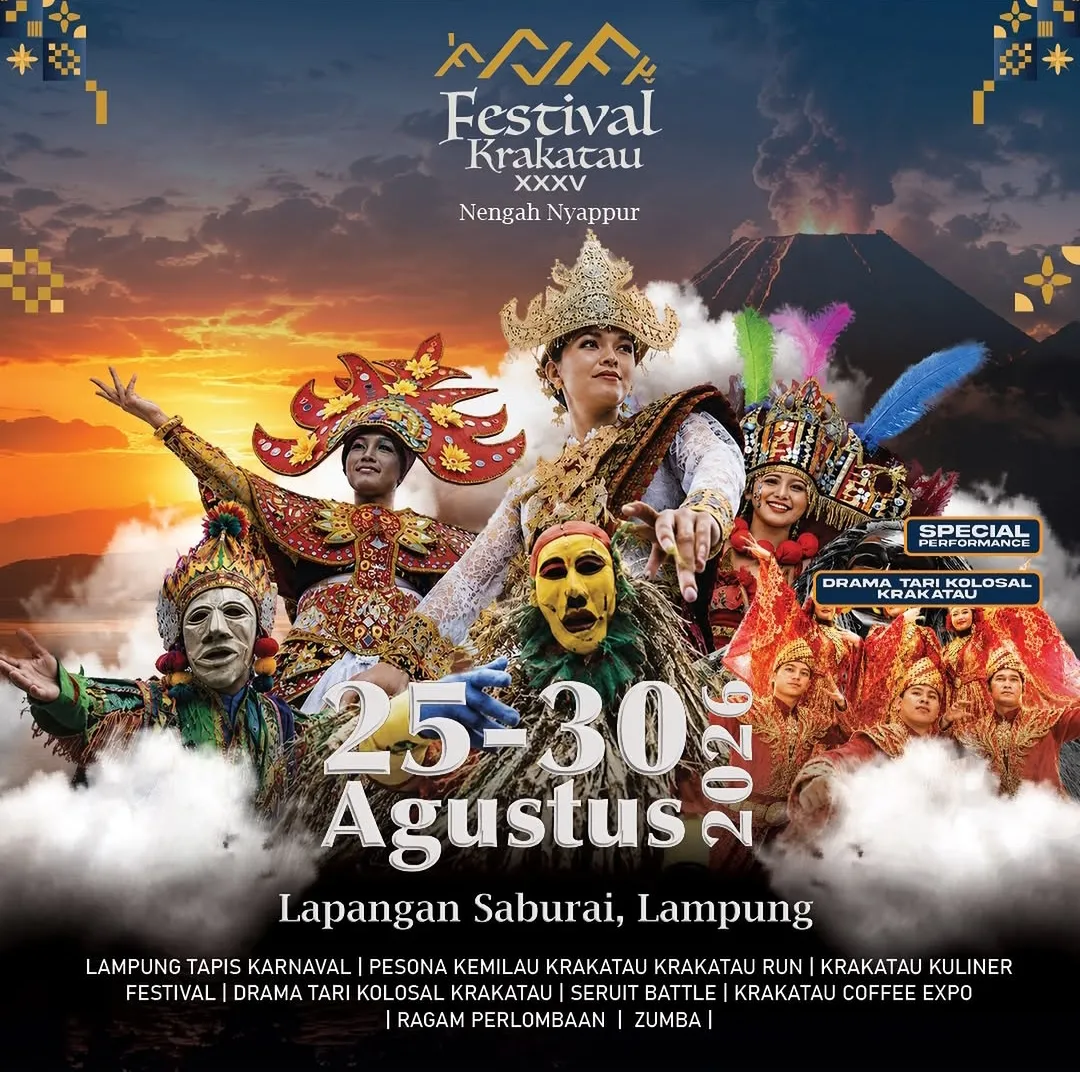 Festival Krakatau XXXV Lampung Digelar 25-30 Agustus 2026