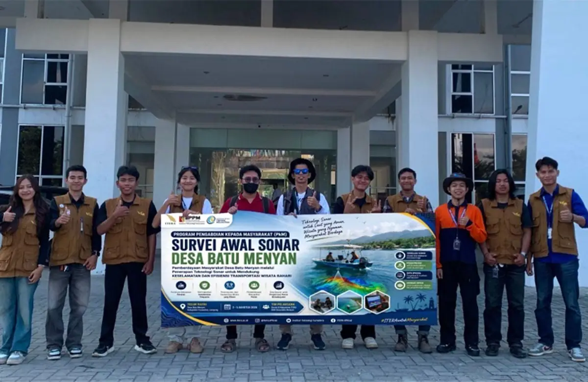 Itera Petakan Dasar Laut Teluk Ratai Lampung dengan Teknologi Sonar