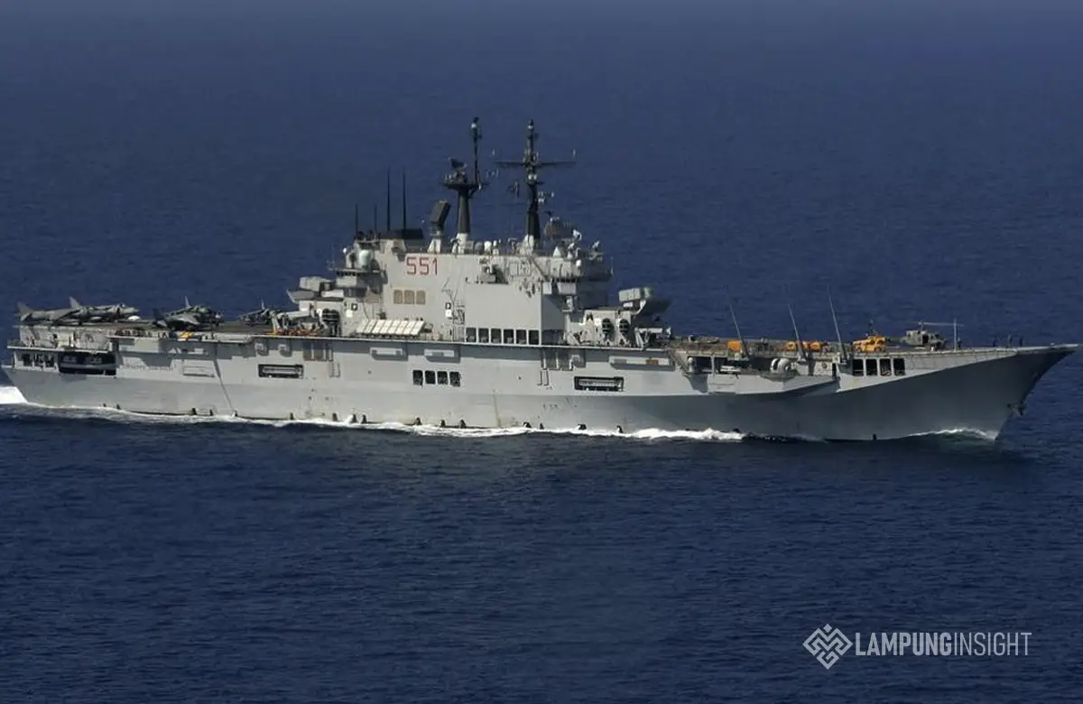 Kapal Induk Italia ITS Giuseppe Garibaldi Bakal Berganti Nama Jadi KRI Gajah Mada
