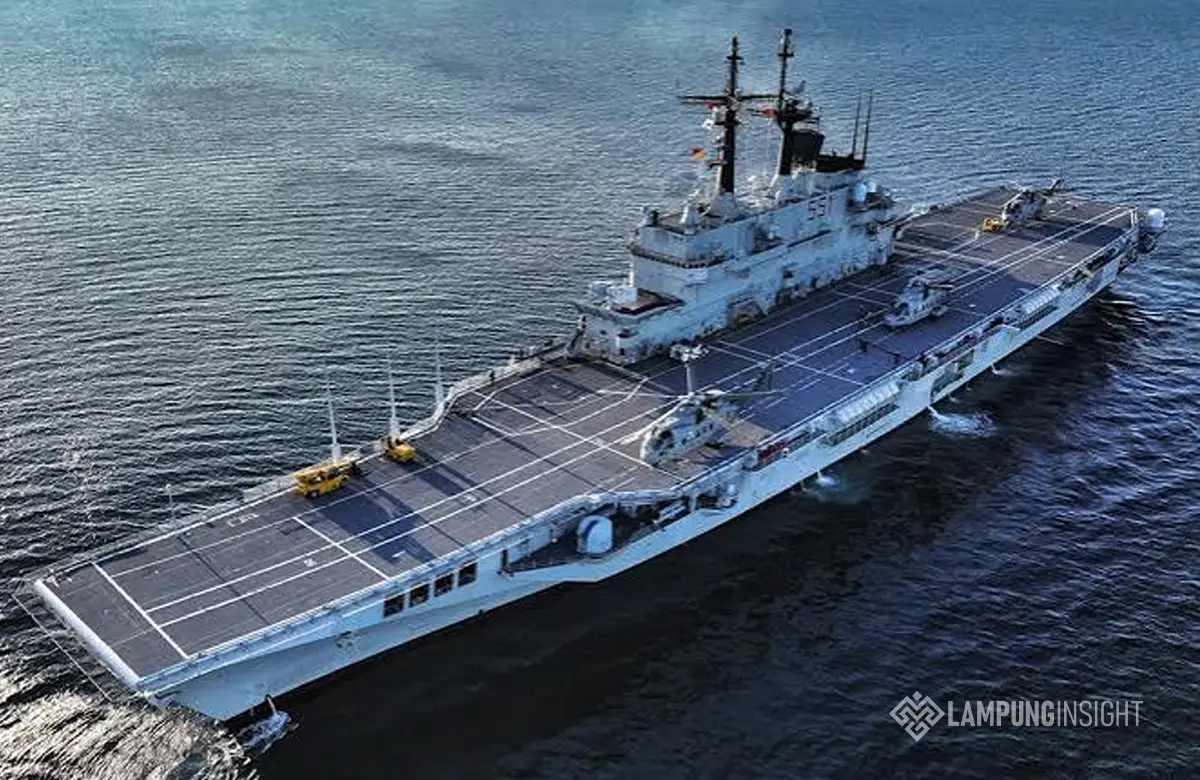 Kapal Induk Italia ITS Giuseppe Garibaldi Bakal Berganti Nama Jadi KRI Gajah Mada