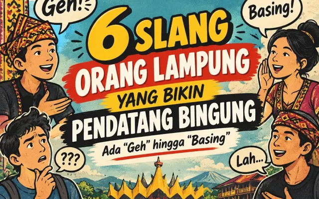 6 Slang Orang Lampung yang Bikin Pendatang Bingung, Ada “Geh” dan “Basing”