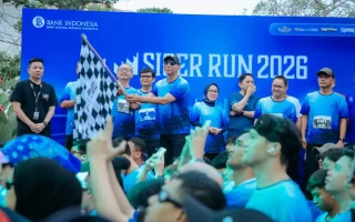Gubernur Lampung Rahmat Mirzani Djausal Ikut Lari Bersama 2.500 Peserta Siger Run 2026