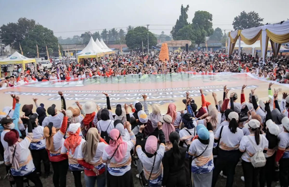 Funwalk NK Sakti Series 2026 diikuti hampir 3.000 petani dan masyarakat Lampung Timur