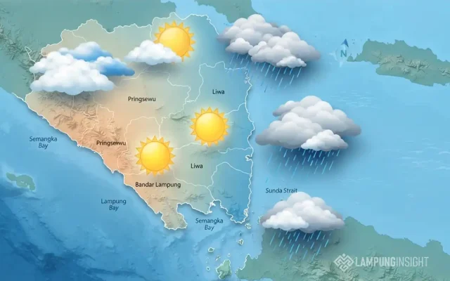 Prakiraan Cuaca Lampung 14–20 September 2026, Mayoritas Cerah Berawan